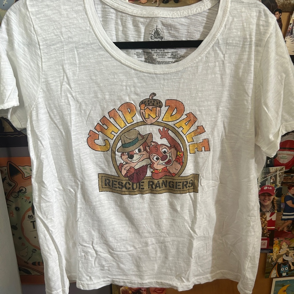 Disney Chip 'n Dale Rescue Rangers Woman’s White T-Shirt